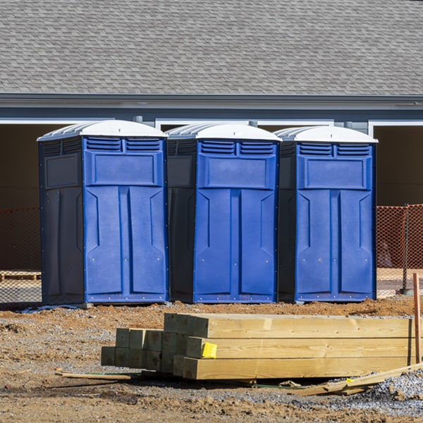 what is the maximum capacity for a single porta potty in Bowersville GA